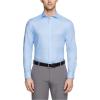 imageCalvin Klein Mens Dress Shirt Slim Fit Non Iron Stretch SolidFrench Blue