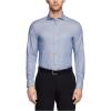 imageCalvin Klein Mens Dress Shirt Slim Fit Non Iron Stretch SolidSmokey Blue