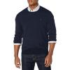 imageCalvin Klein Mens Extra Fine Merino Wool SweaterDark Sapphire