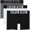imageCalvin Klein Mens Intense Power 3Pack Boxer BriefBlackGrey SkyWhite