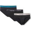 imageCalvin Klein Mens Micro Stretch 3Pack BriefBlack Bodies W Black  Ash  Mediterranea Wbs