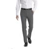imageCalvin Klein Mens Modern Fit Dress Pants  Suit Pants for Men  Performance Stretch Fabric Flat Front ReadytoWearMedium Grey