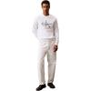 imageCalvin Klein Mens Monogram Logo Crewneck SweatshirtBrilliant White