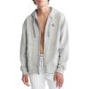 imageCalvin Klein Mens Relaxed Fit Archive Logo Fleece Full Zip HoodieHeroic Grey Heather
