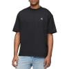 imageCalvin Klein Mens Relaxed Fit Monogram Logo Crewneck TShirtBlack Beauty