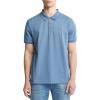 imageCalvin Klein Mens Smooth Cotton Monogram Logo Polo ShirtBlue Horizon