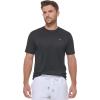 imageCalvin Klein Mens Standard Light Weight Quick Dry Short Sleeve 40 UPF Protection Active TopBlack