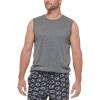 imageCalvin Klein Mens Standard UPF 40 Sleeveless Quick Dry Swim ShirtGrey Heather