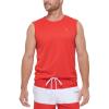 imageCalvin Klein Mens Standard UPF 40 Sleeveless Quick Dry Swim ShirtRed