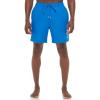 imageCalvin Klein Mens Standard Uv Protected Quick Dry Drawstring Patterned Swim TrunkBlue Logo