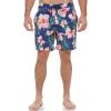 imageCalvin Klein Mens Standard Uv Protected Quick Dry Drawstring Patterned Swim TrunkNavyPink Aloha