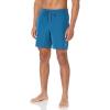 imageCalvin Klein Mens Standard Uv Protected Quick Dry Drawstring Patterned Swim TrunkSea Monochrome