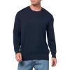 imageCalvin Klein Mens Supima Cotton Solid Monogram Logo SweaterInk