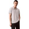 imageCalvin Klein Mens Tech Zip PoloHeroic Grey Hea