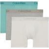 Grey Heather  Chalk  Saltwater Aqua