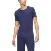imageCalvin Klein Mens UltraSoft Modern Modal Lounge Crewneck TShirtBlue Shadow