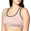 imageCalvin Klein Performance Womens Medium Impact Reversible Sports Bra Standard and Plus SizingSeashell