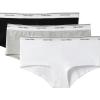 imageCalvin Klein Womens Balance Cotton Stretch Boyshort Panties 3 PackBlack White Grey Heather
