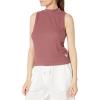 imageCalvin Klein Womens Everyday Embrodery Monogram Cropped SS Short Sleeve Mock NeckSedona