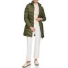 imageCalvin Klein Womens Everyday Hooded Zip Front Puffer Long Sleeve CoatLightweight Military