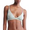 imageCalvin Klein Womens Form to Body Lightly Lined Triangle BraletteFrosted Fern