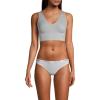 imageCalvin Klein Womens Invisibles Comfort Seamless Lightly Lined V Neck Bralette BraJet Grey
