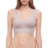 imageCalvin Klein Womens Invisibles Comfort Seamless Lightly Lined V Neck Bralette BraJosephine