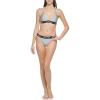 imageCalvin Klein Womens Low Waisted Elastic Logo Triangle Bikini SetPlatinum Shimmer Logo