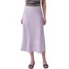 imageCalvin Klein Womens Matte Satin Midi SkirtOrchid Petal