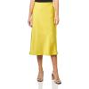 imageCalvin Klein Womens Matte Satin Midi SkirtWarm Olive