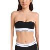 imageCalvin Klein Womens Modern Cotton Lightly Lined Bandeau BraBlack