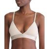 imageCalvin Klein Womens Modern Cotton Lightly Lined Triangle Wireless BraletteCocoon