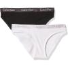 imageCalvin Klein Womens Motive Cotton Multipack Bikini PantyCharcoalWhite