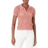 imageCalvin Klein Womens Open Stitch Cap Sleeve Polo ShirtSavannah