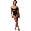 imageCalvin Klein Womens Shapewear Secure Sculpt HighWaist Thong PantyBlack