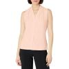 imageCalvin Klein Womens Short Sleeve TexturedKnit TopBlush