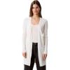 imageCalvin Klein Womens Smooth Cotton Rib Sweater DusterTofu