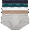 imageCalvin Klein underwear Mens Cotton Classic Fit 4Pack BriefsNatural Gray  Grey Heather  White  Night Sky  Ponderosa Pine