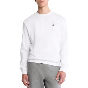 imageCalvin Klein Mens Archive Logo Fleece SweatshirtBrilliant White