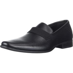 imageCalvin Klein Mens Bernard LoaferBlack Dimpled Emboss Leather
