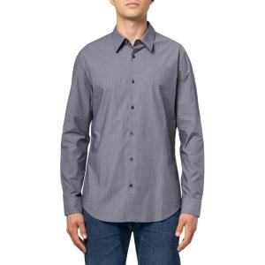 imageCalvin Klein Mens Button Down ShirtEbony