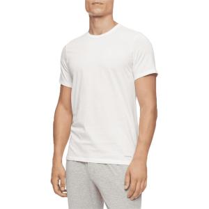 imageCalvin Klein Mens Cotton Classic 5Pack Slim Undershirts5 White Crewneck