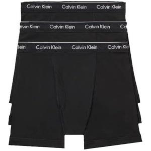 imageCalvin Klein Mens Cotton Classics 3Pack Boxer Brief3 Black