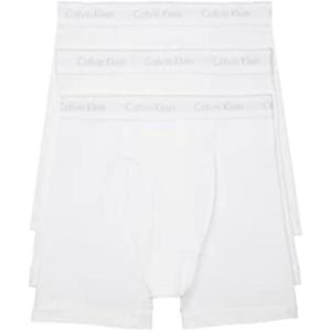 imageCalvin Klein Mens Cotton Classics 3Pack Boxer Brief3 White