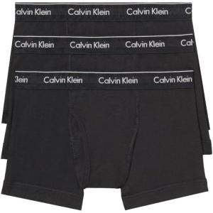 imageCalvin Klein Mens Cotton Classics 3Pack Trunk3 Black