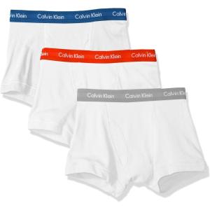 imageCalvin Klein Mens Cotton Classics 3Pack TrunkWhiteOrioleStonyLakefront