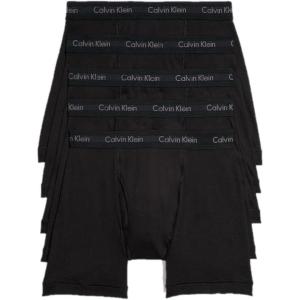 imageCalvin Klein Mens Cotton Classics 5Pack Boxer Brief5 Black