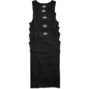 imageCalvin Klein Mens Cotton Classics 5Pack Tanks5 Classic Black