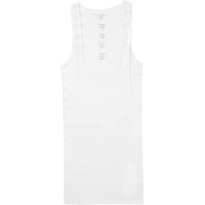 imageCalvin Klein Mens Cotton Classics 5Pack Tanks5 Classic White