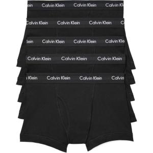 imageCalvin Klein Mens Cotton Classics 5Pack Trunk5 Black
